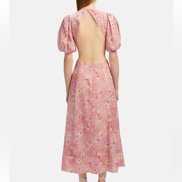 🆕 Bardot Malina Floral Midi Dress - Picture 3 of 4